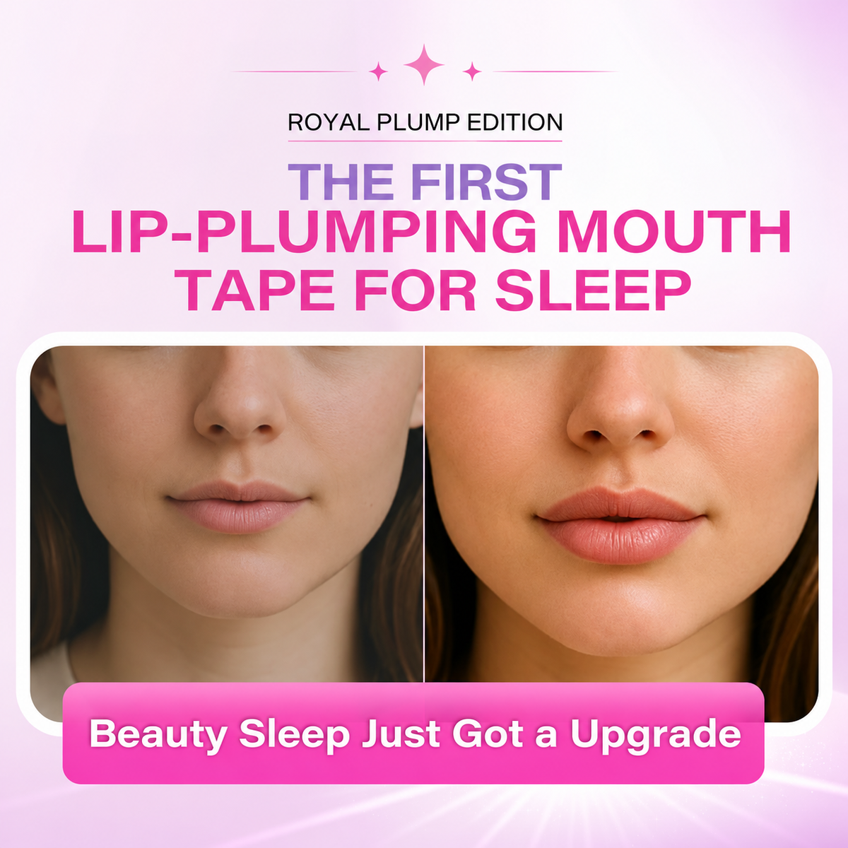Hydrating Lip Plumping Mouth Tape – Overnight Moisture & Comfort