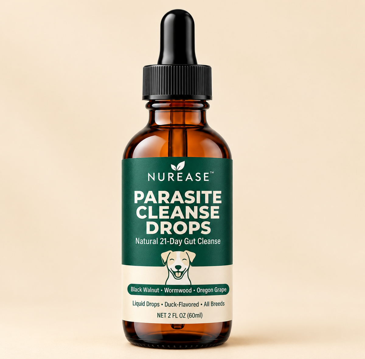 Parasite Cleanse Drops for Dogs – Supports Gut Health and Digestion