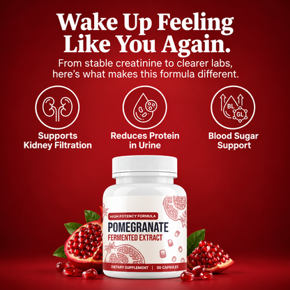 Fermented Pomegranate Extract Capsules – 800mg | Antioxidant & Daily Wellness Support