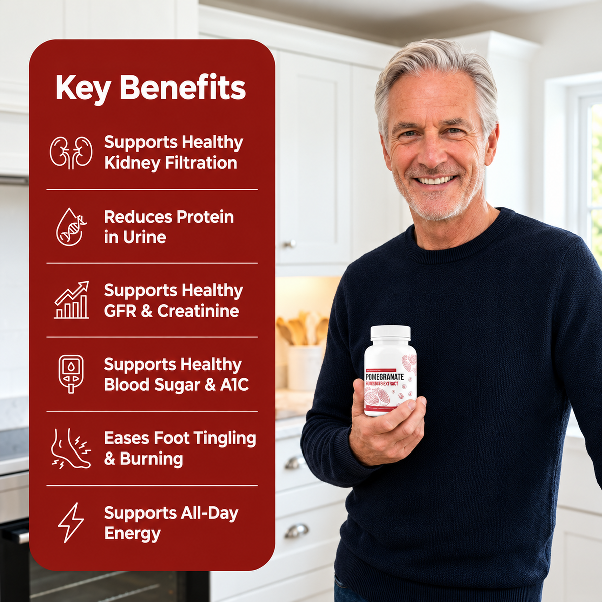 Fermented Pomegranate Extract Capsules – 800mg | Antioxidant & Daily Wellness Support