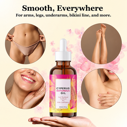 Cyperus Rotundus Hair Reduction Oil – Smooth Skin & Post-Hair Removal Care