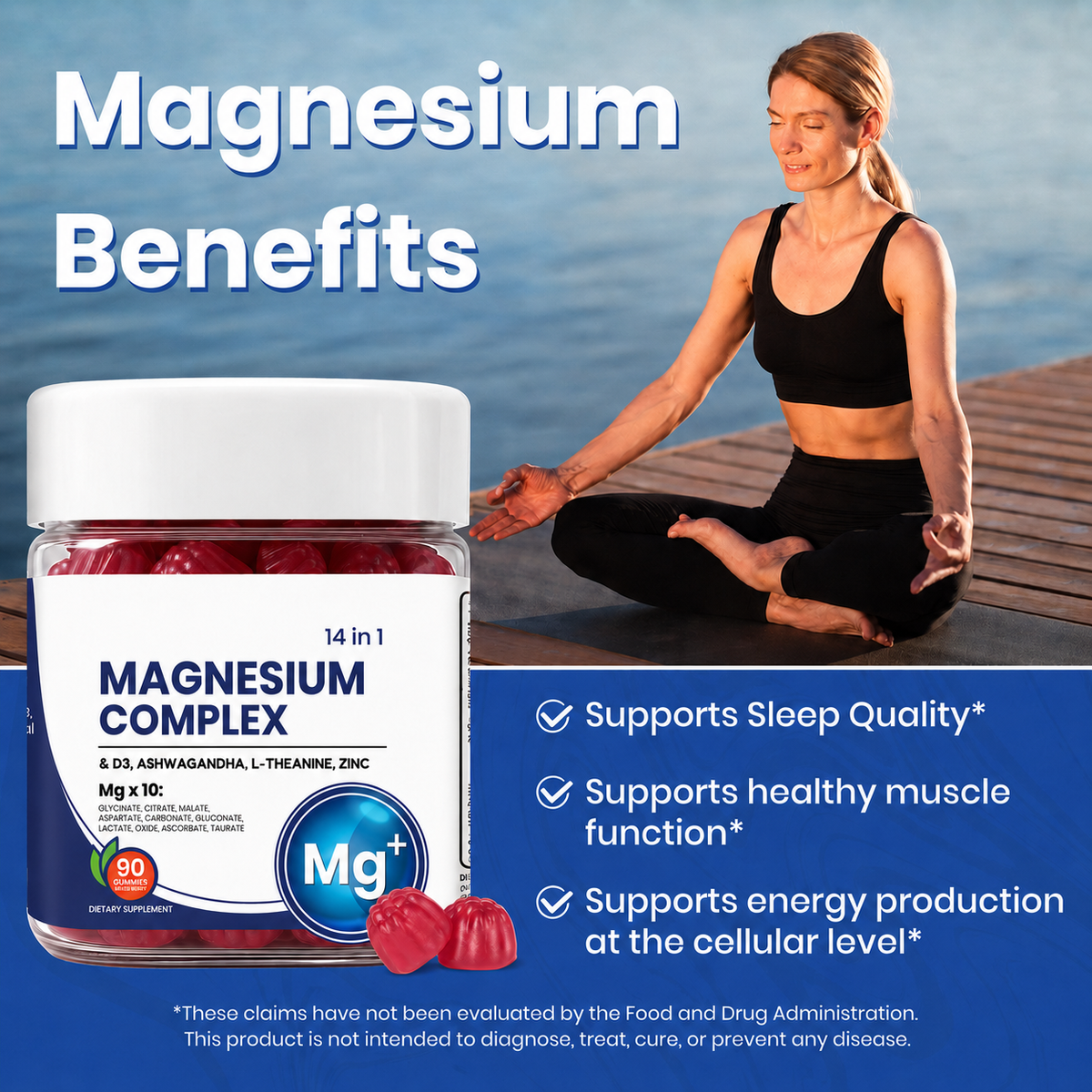 Magnesium Complex Gummies – Calm, Sleep & Daily Wellness Support
