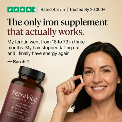 FerraVital Complete Ferritin Complex — Iron, Energy & Hair Support