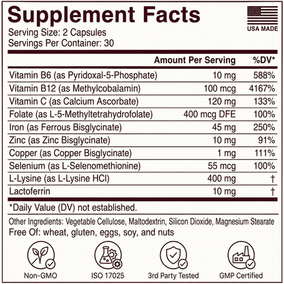 FerraVital Complete Ferritin Complex — Iron, Energy & Hair Support