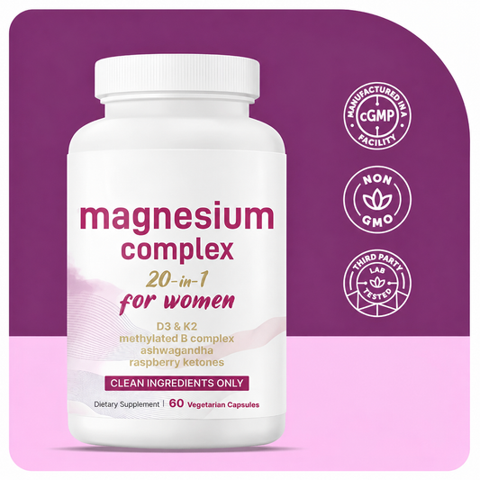 Magnesium Complex 20-in-1 for Women - Daily Wellness Support