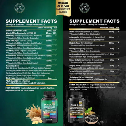 Shilajit & Sea Moss Bundle
