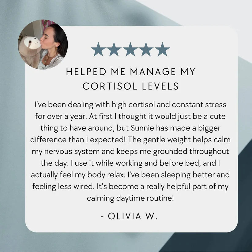 Weighted Animal Plush Toy