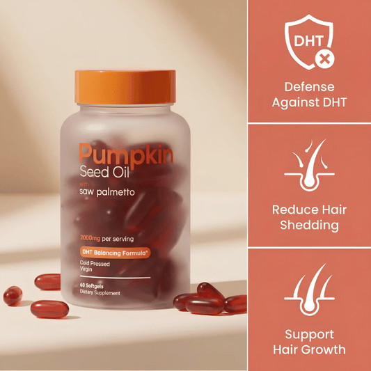 Pumpkin Seed Oil with Saw Palmetto - Healthy Hair Growth & DHT Support