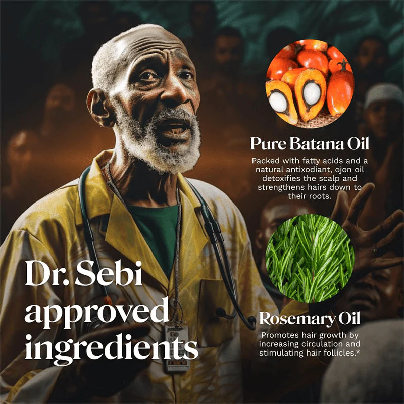 100% Pure Batana Oil – Hair Growth Serum & Scalp Detox