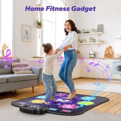 Dance Mat, Dance Pad with Touch Sensitive Light Up LED & 5 Modes Game
